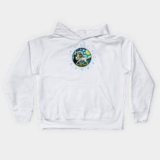 ZODIAC Aries - Astrological ARIRS - ARIRS - ZODIAC sign - Van Gogh style - 6 Kids Hoodie